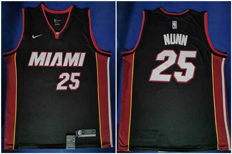 Heat 25 Kendrick Nunn Black Nike Swingman Jersey,We sell and wholesale Heat 25 Kendrick Nunn Black Nike Swingman Jersey on line form chian!